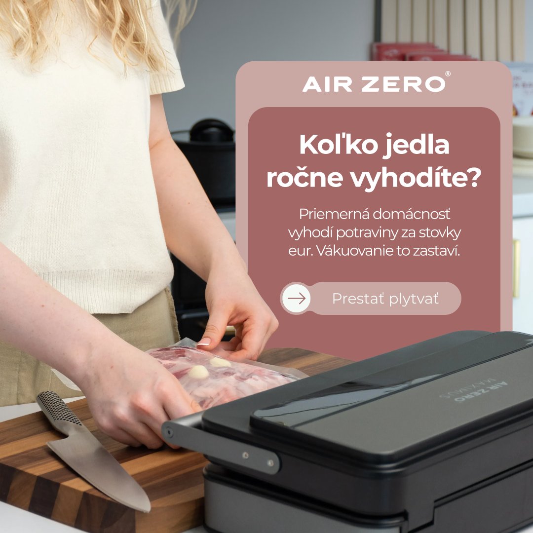 Air Zero - koľko jedla ročne vyhodíte?